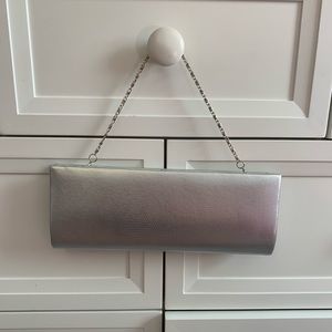 ❌SOLD❌Silver Metallic Evening Bag/Clutch